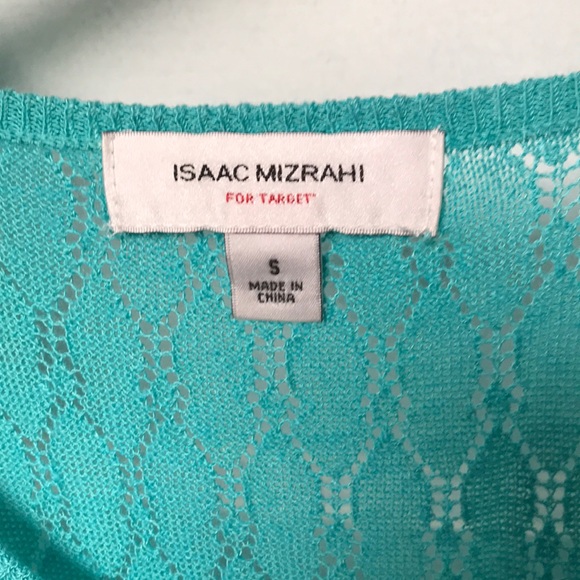 Isaac Mizrahi for Target teal sweater S - Picture 2 of 6